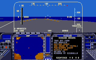F-19 Stealth Fighter screenshot 4 for Amiga